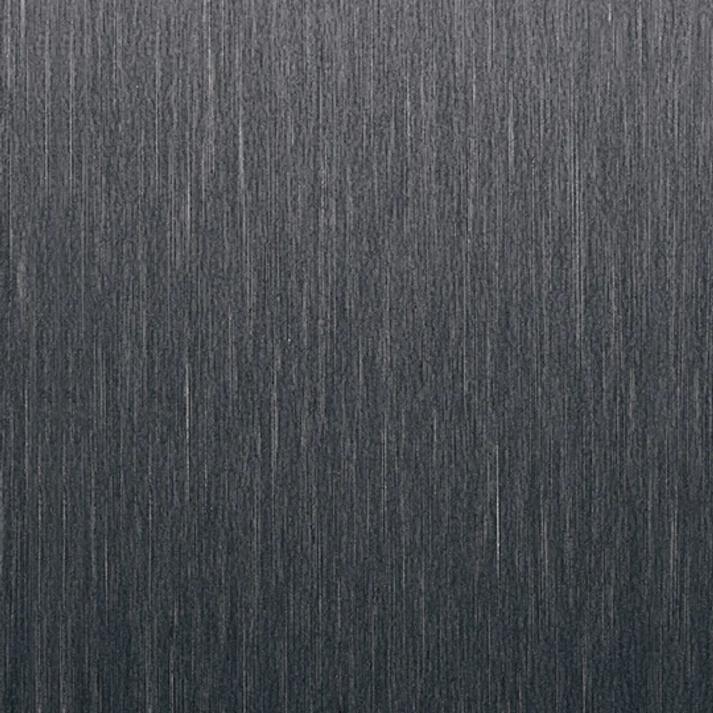 Laminado Homapal brushed black aluminum de 1.22x2.44