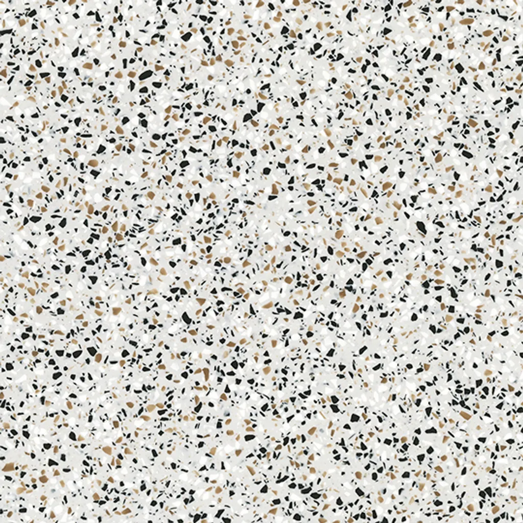 Superficie Sólida Everform S400i dalmata terrazo matrix de 3657x762-12 mm