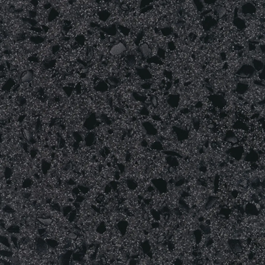 Superficie Sólida Everform S400 black lava de 3657x762-12 mm