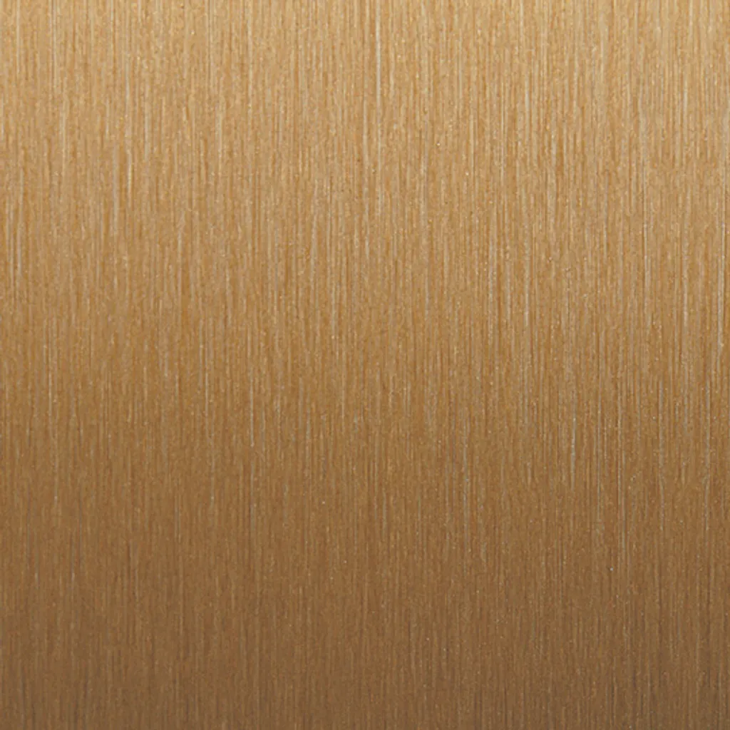 Laminado Homapal brushed bronzetoned aluminum de 1.22x2.44