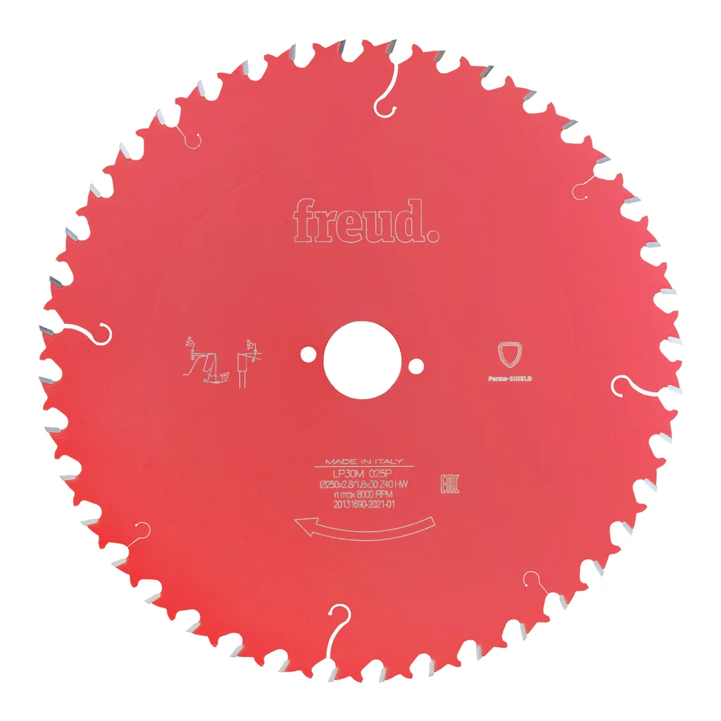 Disco de sierra circular Freud para madera LP30M 025P (diámetro de 250mm e 40 dientes)