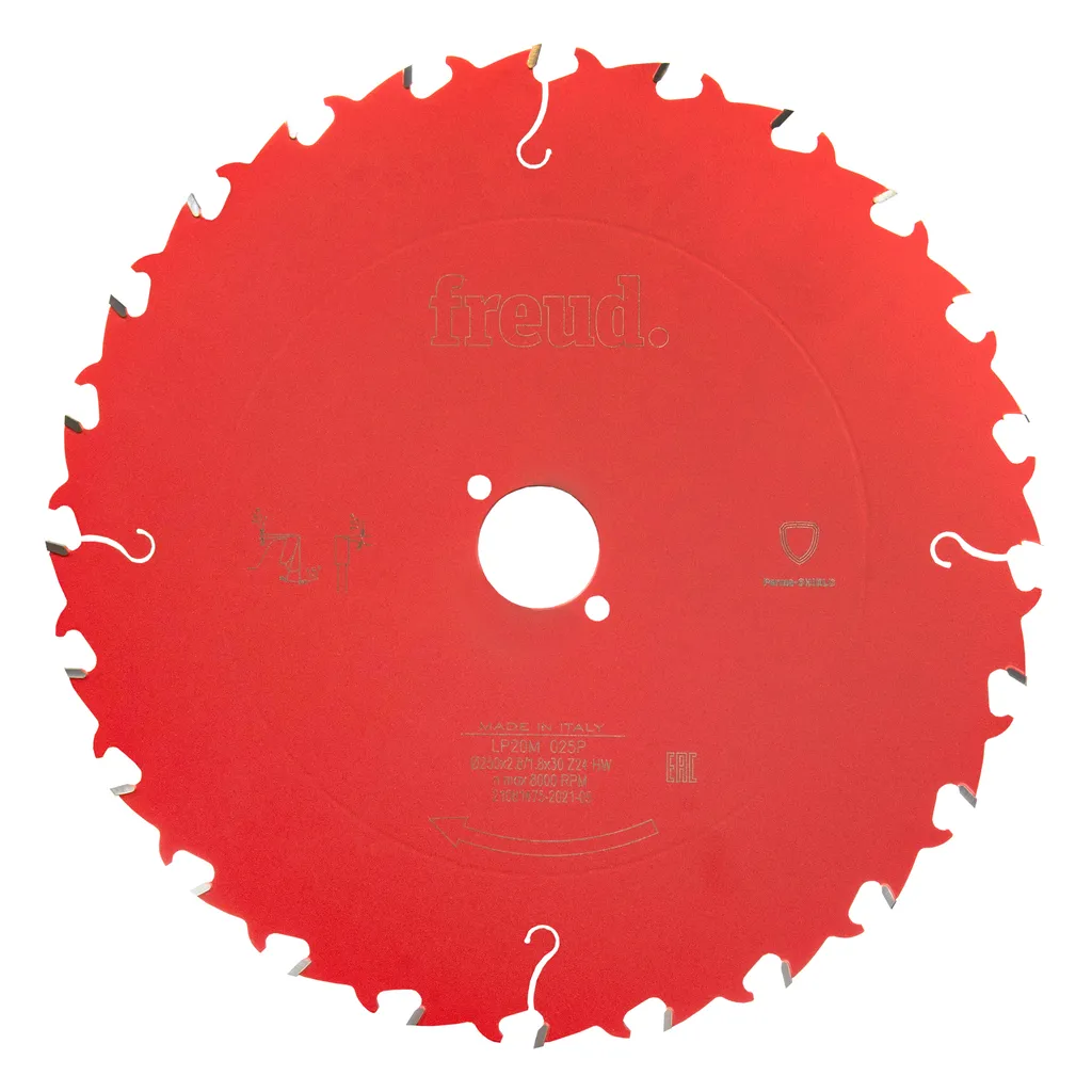 Disco de sierra circular Freud para madera LP20M 025P (diámetro de 250mm e 24 dientes)